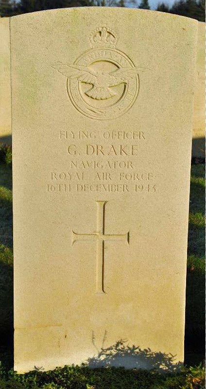 F/O George Drake<br/><br /><br />died December 16th, 1943